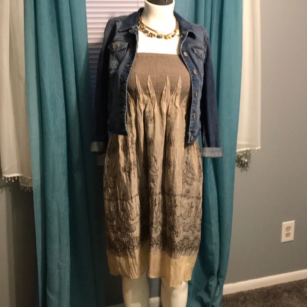 Skirt/strapless dress